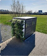 Make it GREEN Seitenbepflanzung fertig bepflanzt an einer HALABOX